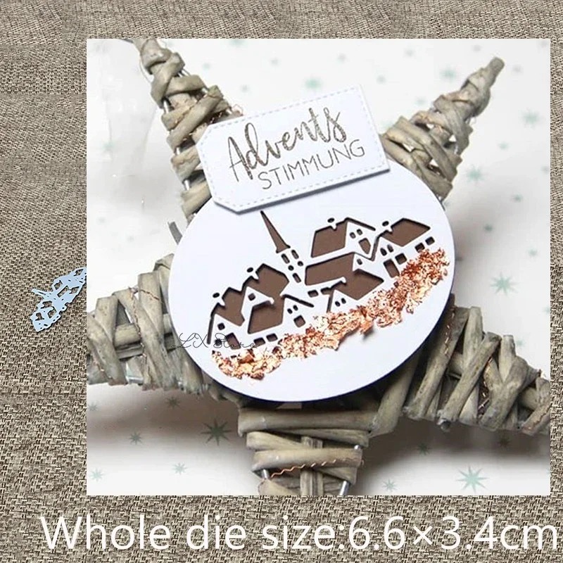 

Новый дизайн: металлическая вырубная форма для декора в виде зимнего деревенского домика, вырубные элементы для скрапбукинга, вырубные формы для альбомов, бумажных открыток, тиснения