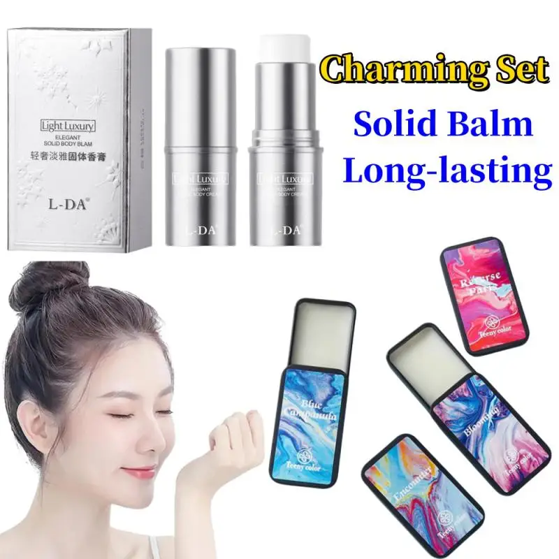 

Solid Perfume Fragrances Women Men Solid Balm Mild Long Lasting Aroma Deodorant Fragrance Body Antiperspirant Portable