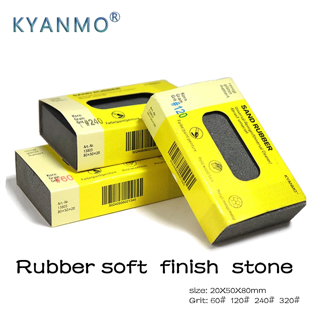 

KYANMO резиновый ластик средний и тонкий мягкий камень для удаления ржавчины из нержавеющей стали, проволоки, ремонта царапин