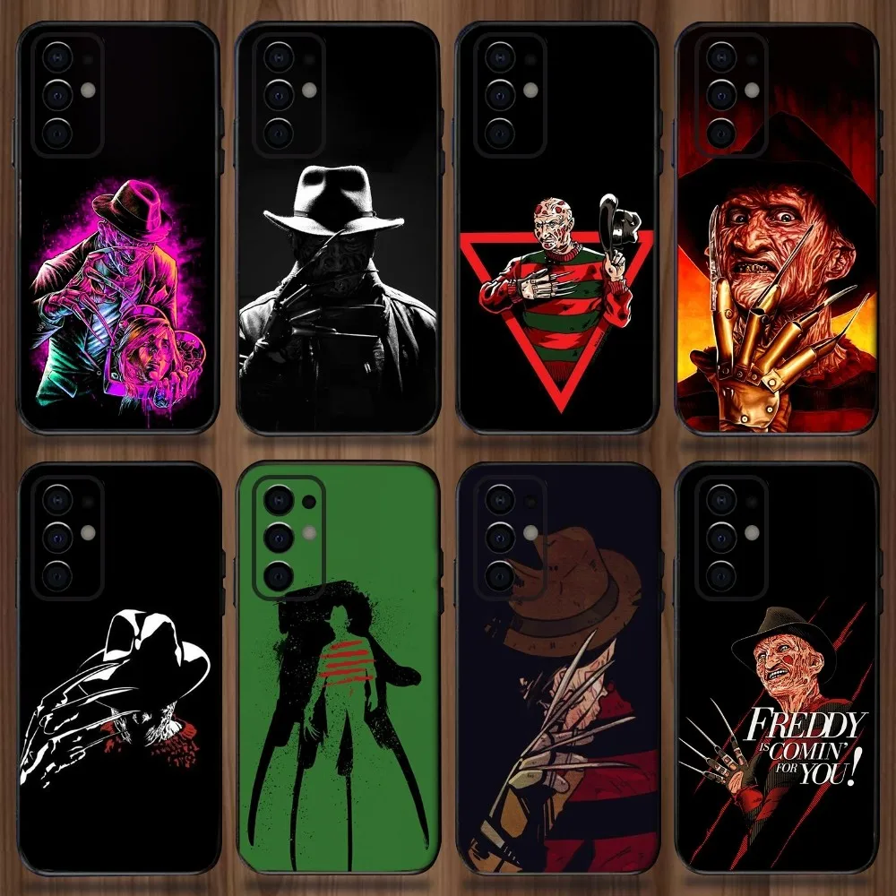 F-Freddys-Kruger H--Horror Movie Phone Case For Samsung Galaxy A13,A21s,A22,A31,A32,A52,A53,A71,A80,A91 Soft Black Cover