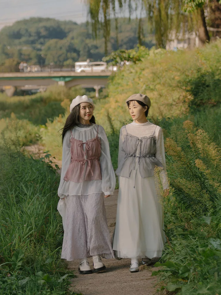 

QUEENOP Autumn Winter New Women's Long Sve Lightweight Cheered Design Top Breathable Comfortable Polyester Fiber