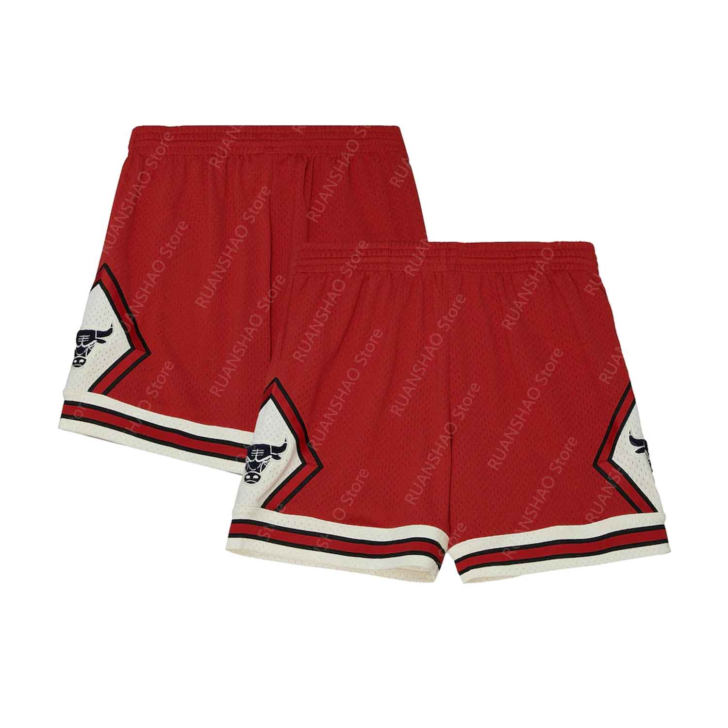 2024New Style Cow Print Design Pants fallow Fitness exercise Breathable Man Women Classic Basketball Swingman Shorts Red Black