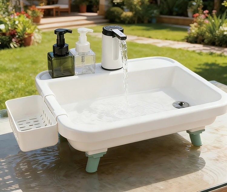 Factory Direct Compatible with Outdoor Products Sink Camping Washbasin Equipment Outdoor Portable Washbasin