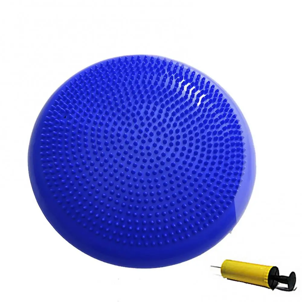 Inflated Stability Yoga Wobble Cushion Exercise Fitness Balance Disc Wiggle Seat Yoga Massage Ball Sports Fitness Massage Pad