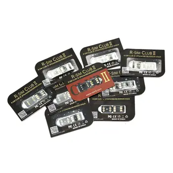 Nově R-SIM CLUB 2 RSIM Dual-chip CPU eSim TMSI iPCC ICCID pro iOS 18 iPhone SE 12 13 14 15 16 PRO MAX odemykací karta samolepka 10 nejlepší prodej r sim iphone 11 - №4