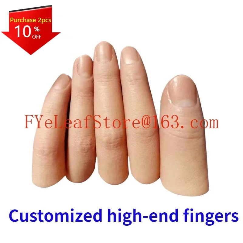 Customized All Kinds of Artificial Limb Fake Finger Simulation Finger Stall Manicure Half Finger Toe Cover Silicone Case