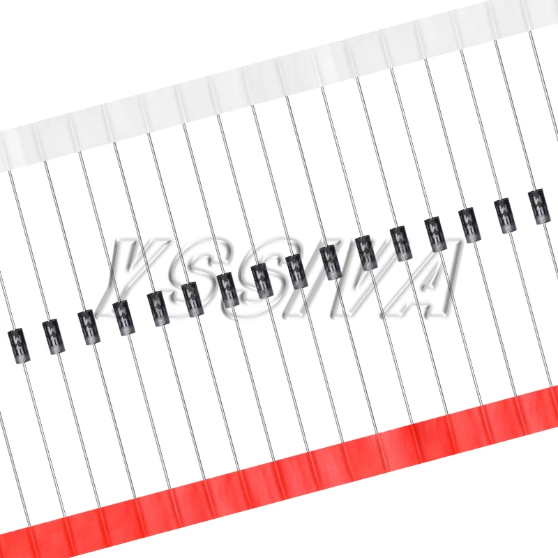 1N4007 100 قطعة 4007 1A 1000V DO-41 المعدل ديود جديد