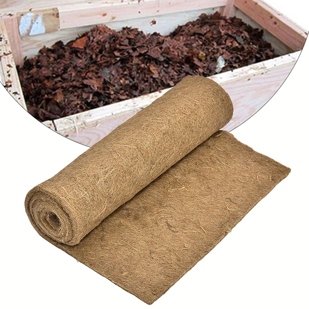 

1pcs Worm Bin Blankets Bio-degradable Jute Fibre For Compost Versatile Growing Control Pad Garden Supplies 2 Ft X 2 Ft