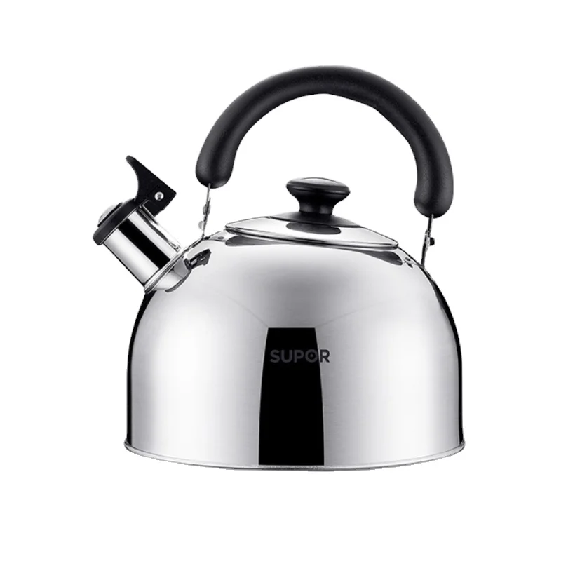 

Kettle 304 Stainless Steel Whistle Kettle Large Capacity Gas Household Induction Cooker Gas Universal 4/5L Large Capacity