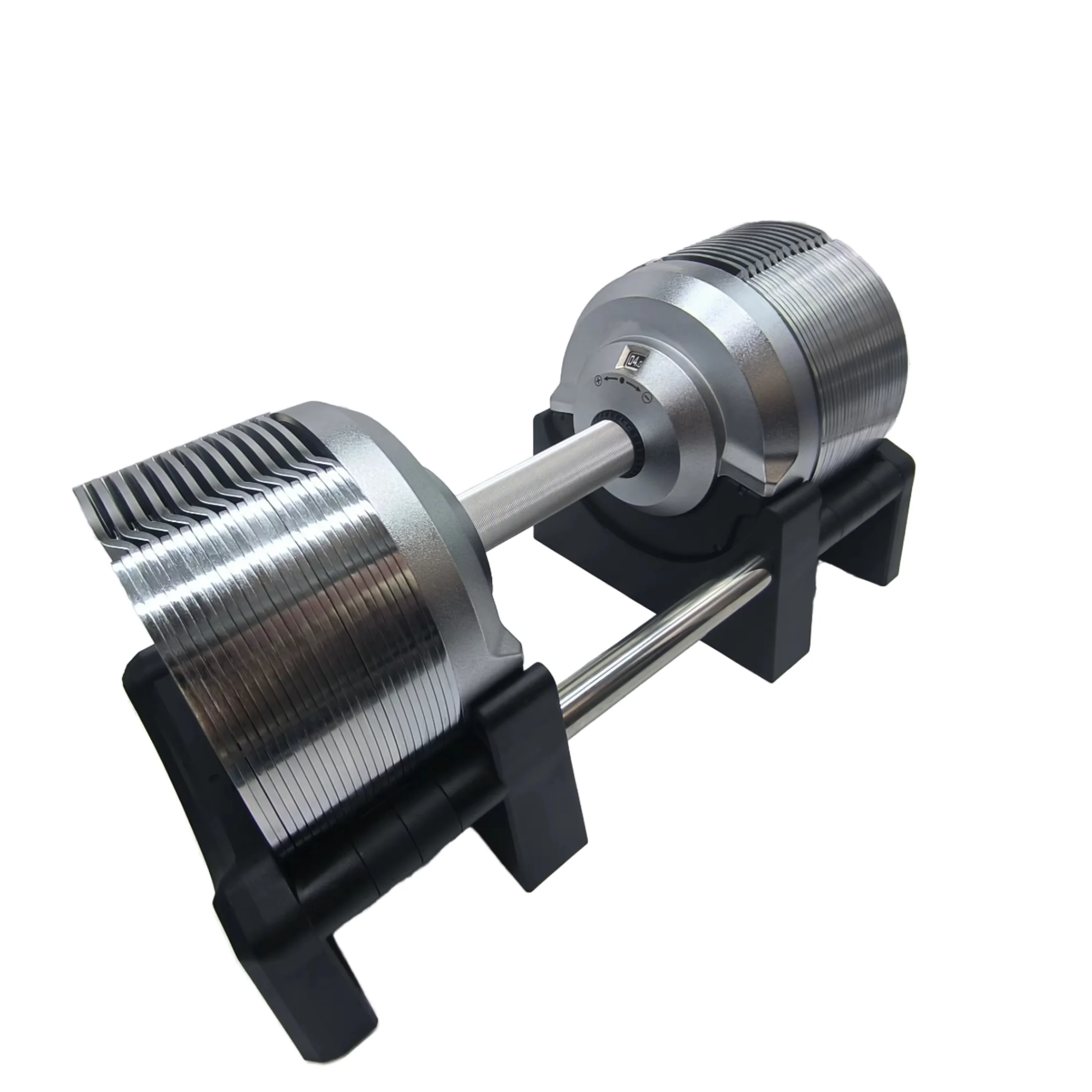 調整可能な41.5kg電気メッキ鋼板ダンベルセット1.5kg - Adjustable Dumbbell Pair 40Kg のレビューと価格