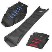 Rubber Gripper Soft Motorcycle Dirt Bike Seat Cover Rib Skin Anti-Slip Pad For HONDA YAMAHA KAWASAKI SUZUKI KX KXF WRF SX EXC