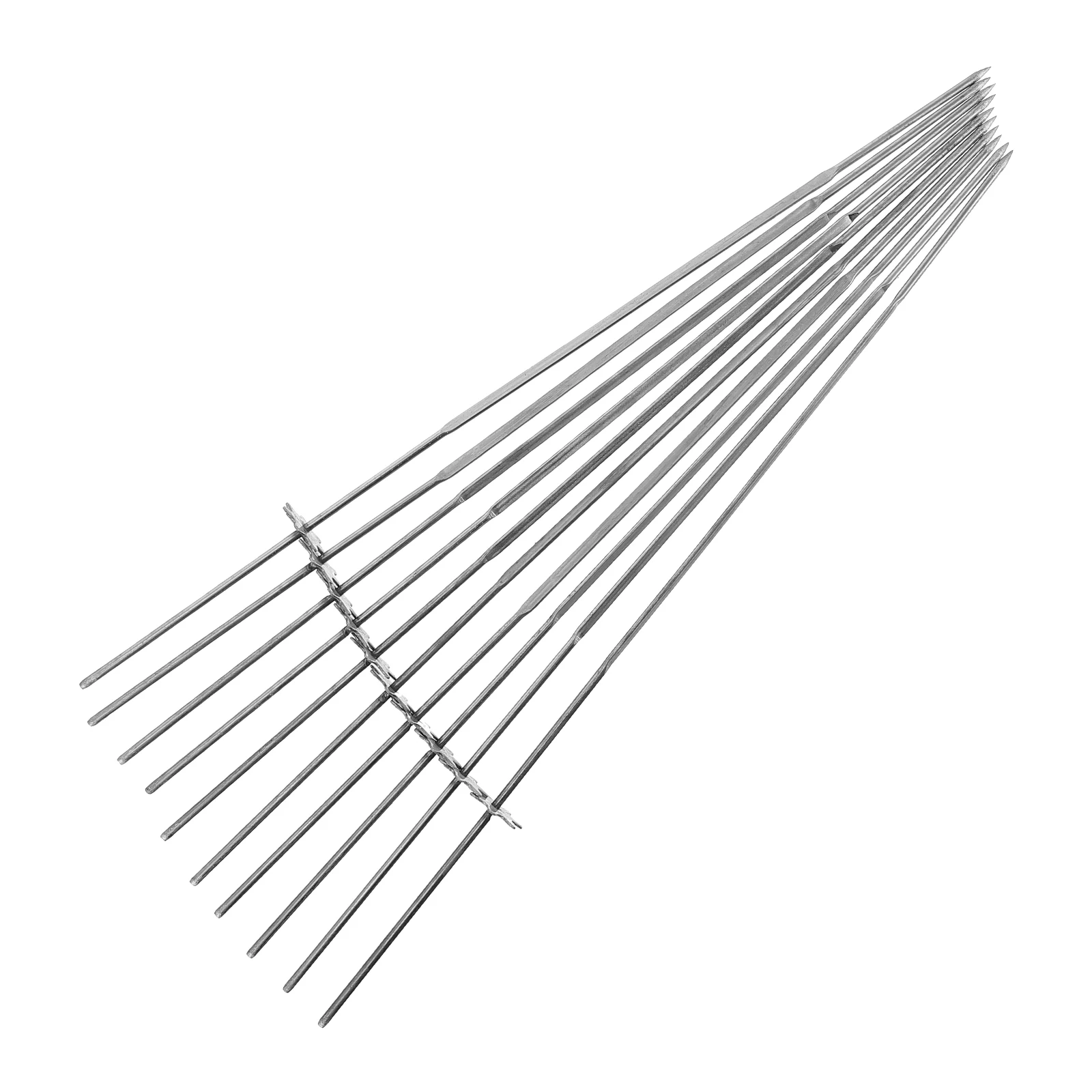 

10pcs Gear Barbecue Skewers Stainless Steel Reusable BBQ Tools Kebab Sticks for Grilling Family Gatherings Outdoor High
