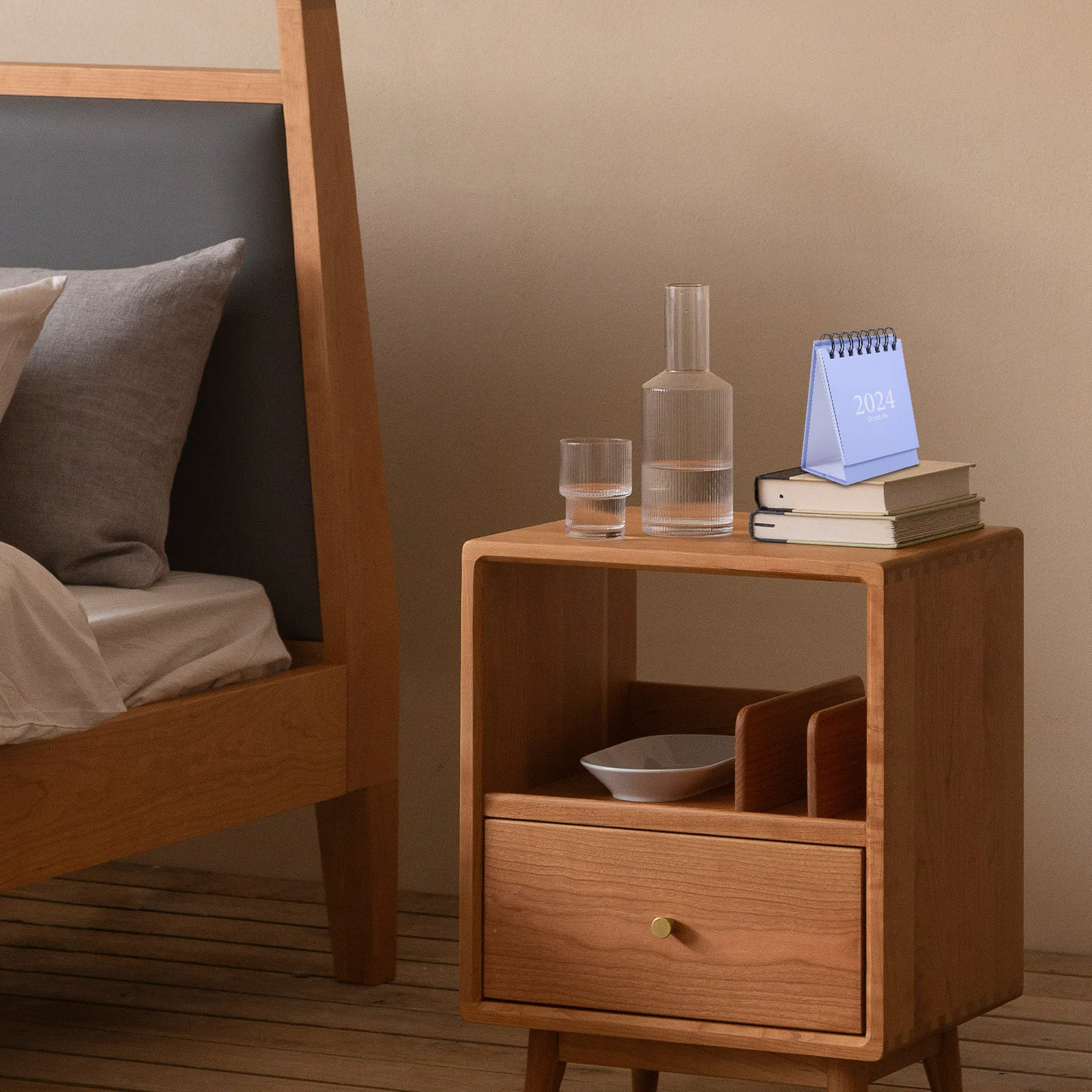 

2 шт., настольный календарь в минималистском стиле, 2024, портативный мини-календарь со спиральным переплетом, настольный календарь, ежедневный органайзер, настольный планировщик