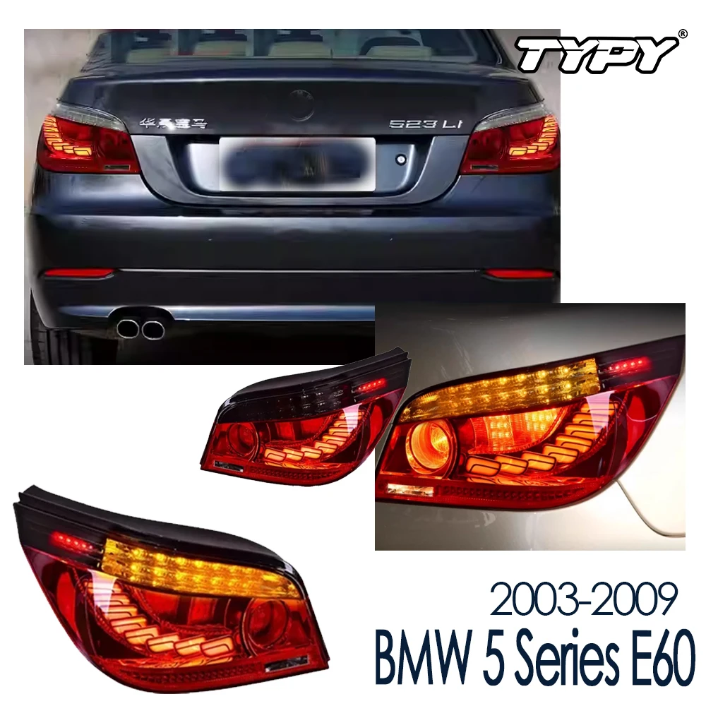 

TYPY Car For BMW 5 Series E60 Taillight 2003-2009 Upgrade Modified To New DRL Dynamic Turn Signal LED Taillight Auto Accessories