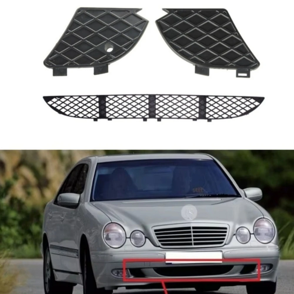 Front bumper grille ventilation network  2108850053 2108850153 2108850253 For Mercedes Benz E-Class W210  2000-2013