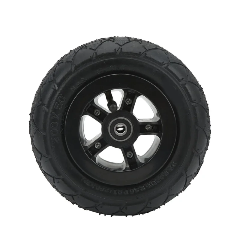 

Mountain Skateboard Wheel 8in With Pneumatic Tire Mountain Scooter Wheel Off Road Skateboard Wheel Tire