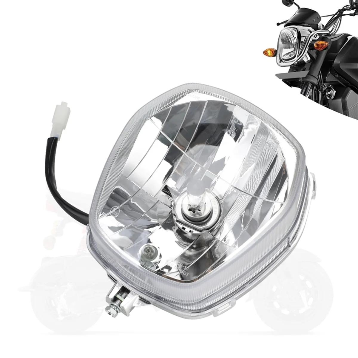 Motorcycle LED Headlight Assembly for Navi110 2022 2023 2024 Headlamp Accessories