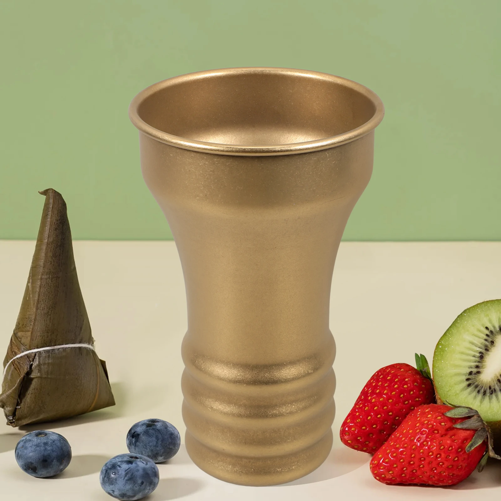 

Golden Stainless Steel Juice Cup 304 Retro Beer Mug Coffee Milk Soda Tea Compact Outdoor Camping Tumblers Metal Drink Cups