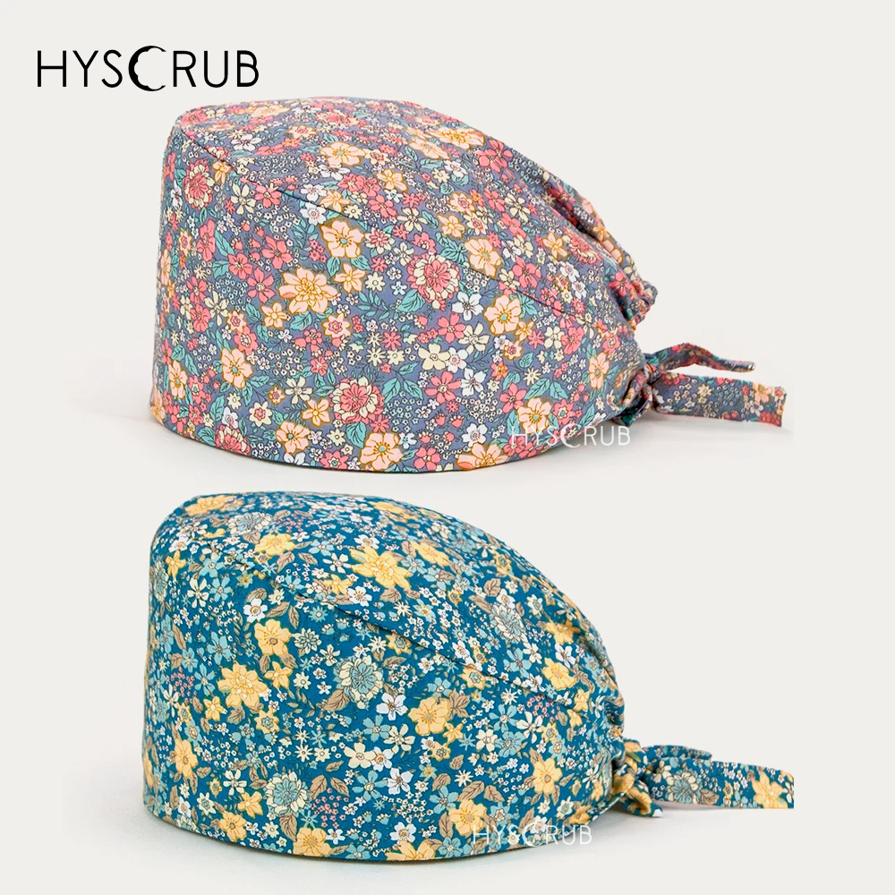 medical scrubs caps Unisex 100% Cotton  scrub hat  nurses hats for women nurse accessories