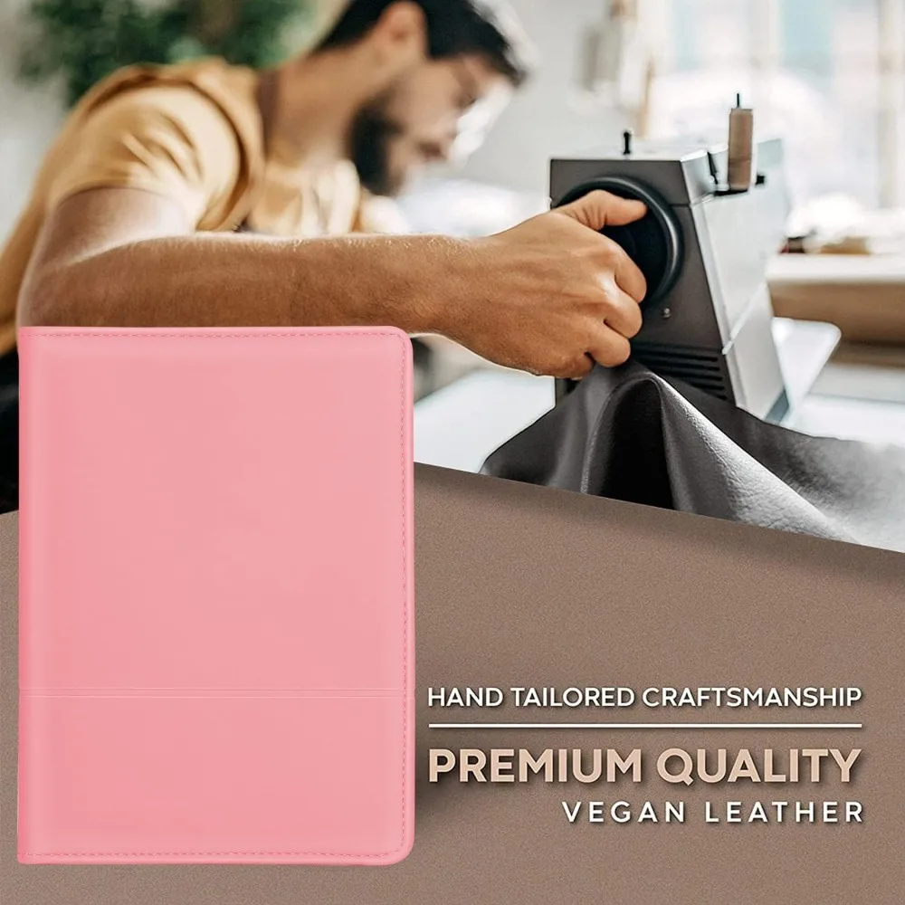 Padfolio/แฟ้มโฟลิโอ, มินิแพดโฟลิโอแฟ้มโฟลิโอ 5x8 แผ่นเขียนกฎหมาย, A5 โฟลเดอร์จัดระเบียบเอกสารสำหรับผู้ชายผู้หญิง, L