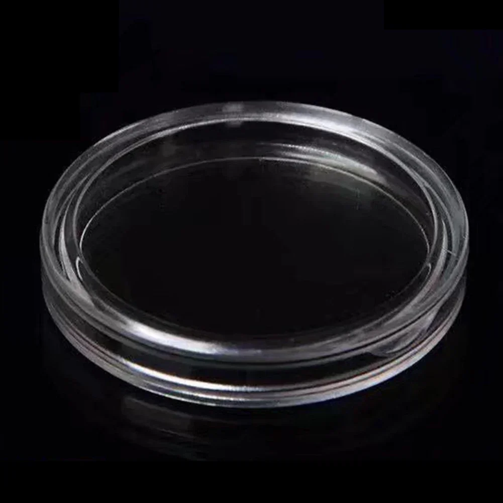 

Coin Protection Box Coin Capsules Household Supplies Home Organization 100 Pcs 40mm Inner Diameter Clear Brand New