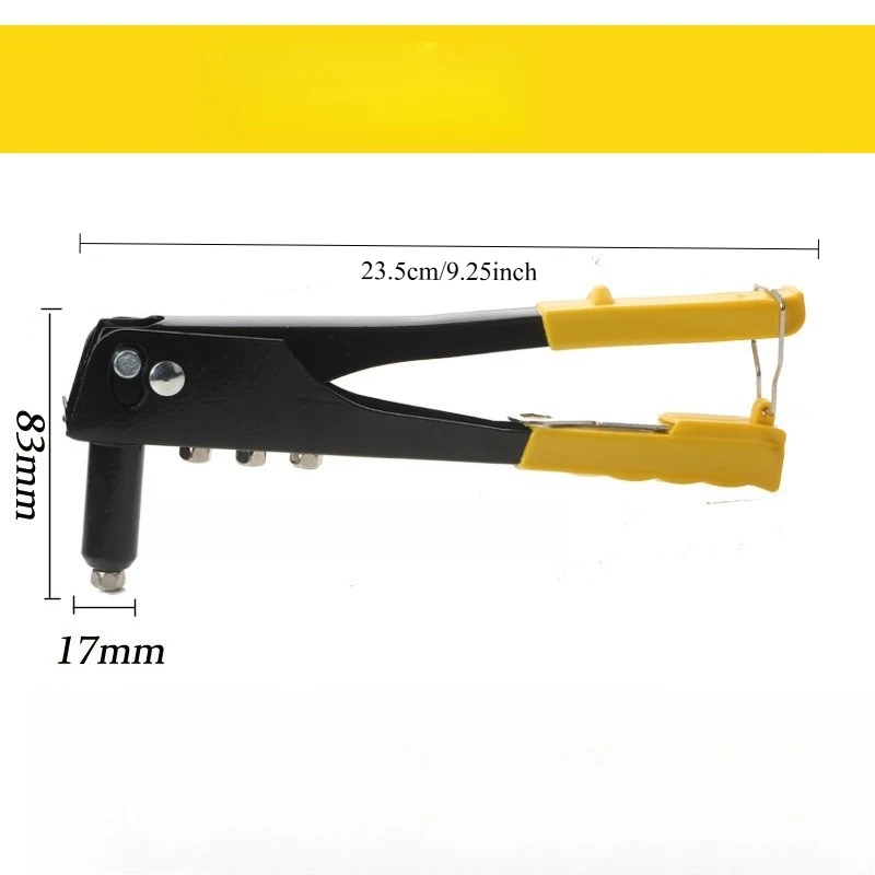 Industrial-grade Rivet Gun Manual Labor-saving Core Pulling Nail Gun Aluminum Alloy Household Hand Tools Nailer Willow Nail Gun