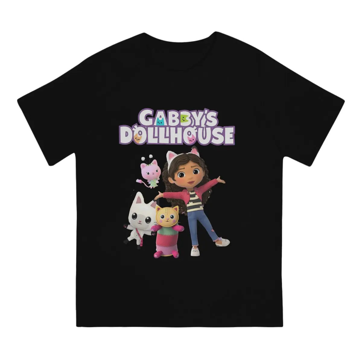 Dollhouse Birthday Party Special TShirt Gabby's Dollhouse Leisure T Shirt Newest Stuff For Men Women