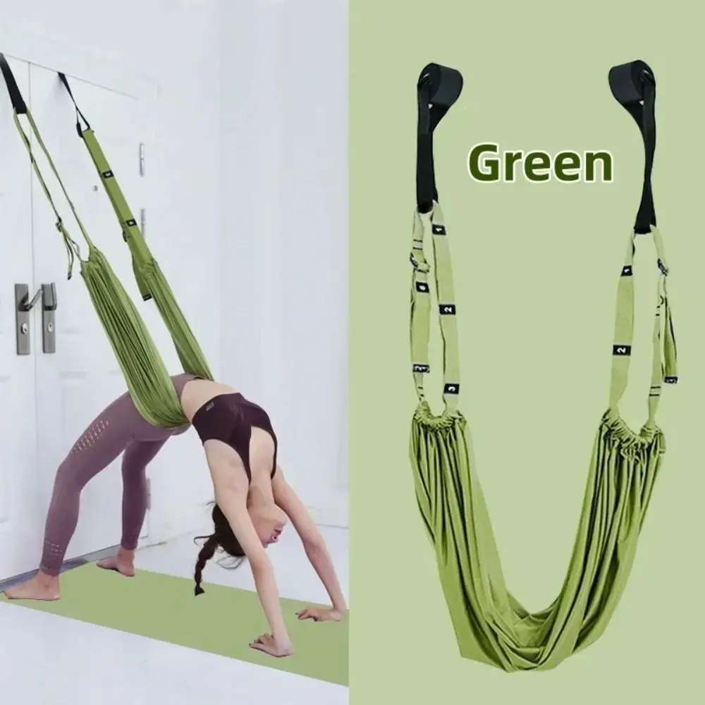 Adjust Aerial Yoga Strap Pull Rope Elastic Hanging Handstand Rope Flexible Inversion Yoga Belt Gym Body Shaping Aerial Hammock