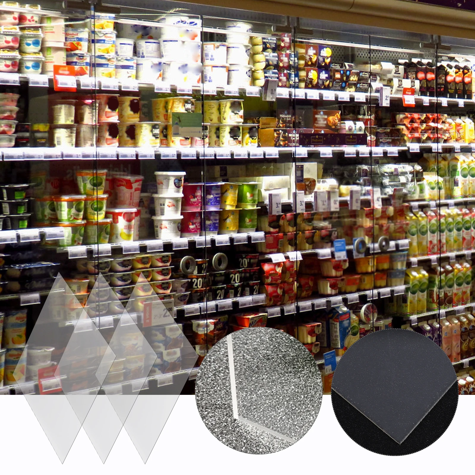 

3 Pcs Acrylic Divider Plate Shelf Dividers for Snacks Clear Storage Organizer Separators Drinks