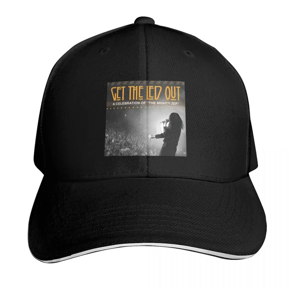 Get The Led Out great Baseball Cap Curved Brim Classic Fit Low Profile Unstructured Unisex for Men Women