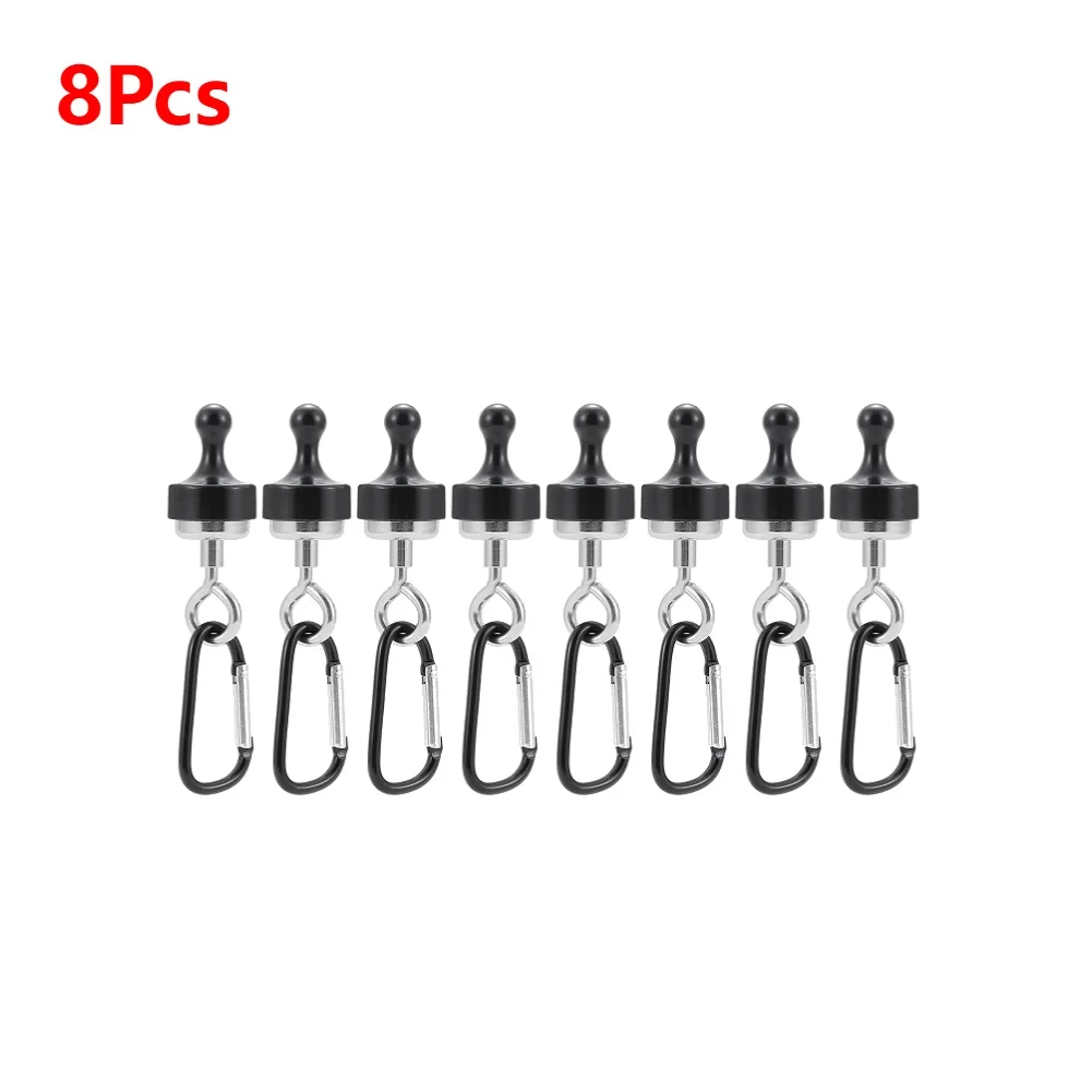 1-30 Stück Camping Magnet haken Hoch leistungs trennbare Outdoor Zelt Baldachin Karabiner Clip Magnet Kleiderbügel Camping Werkzeuge Zubehör