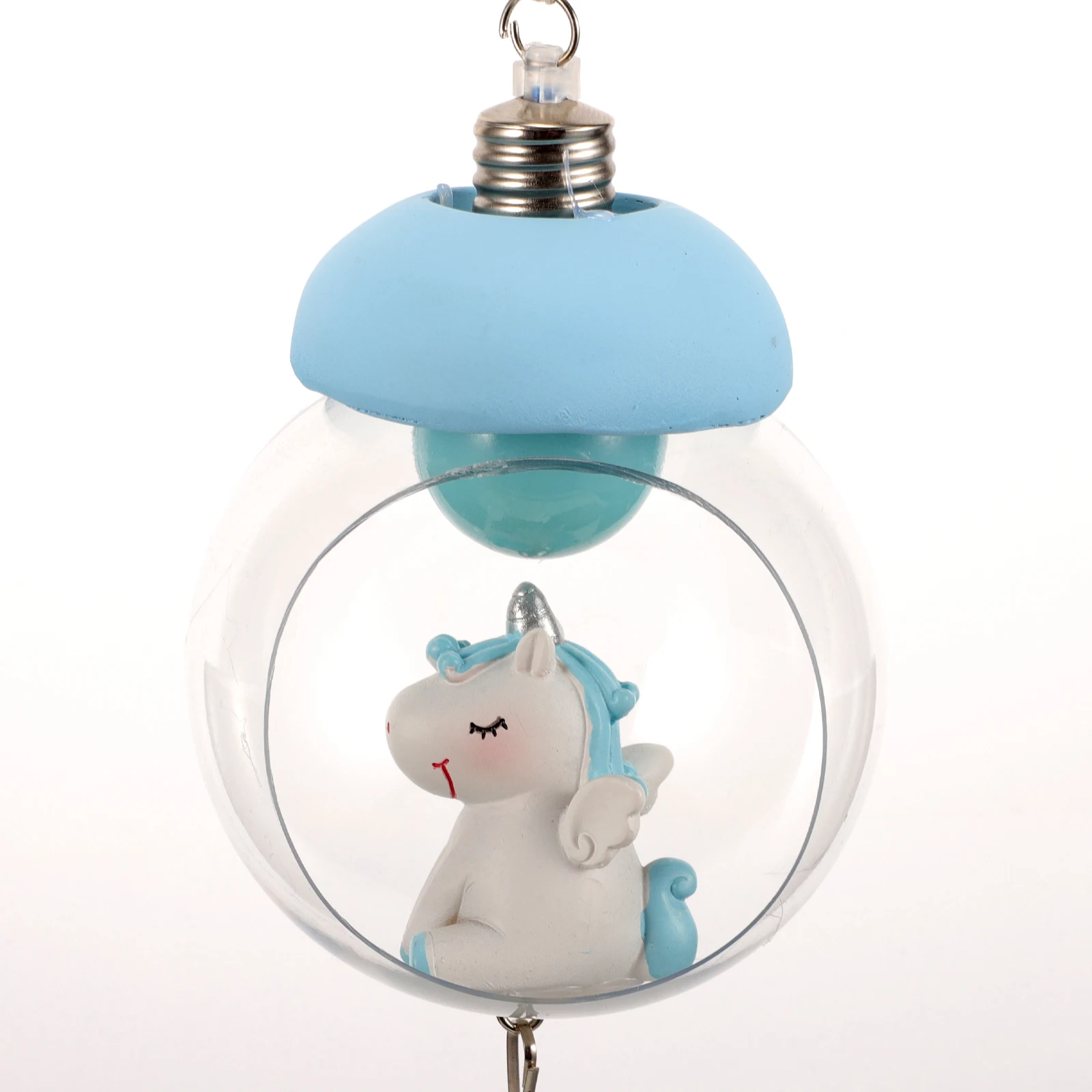 

Unicorn Ornament Christmas Bell Pendant Decor The Wind Bells Metal Decorative Hanging