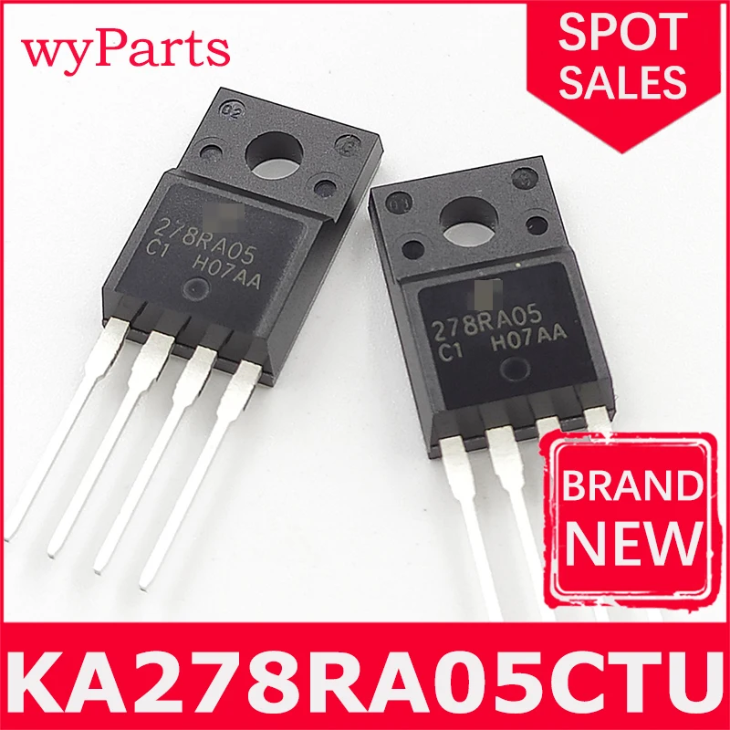 

New/1Pcs KA278RA05CTU Linear Voltage Regulator IC Positive Adjustable (Fixed) 1 Output 2A TO-220F-4L