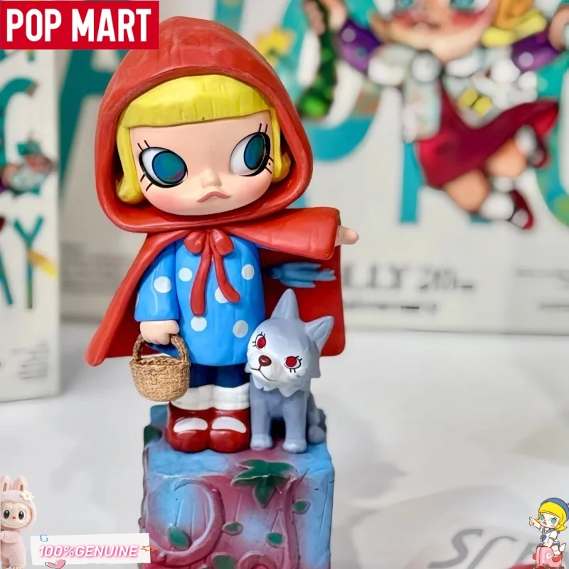 

POPMART Molly Scenery Along The Way 20th Anniversary Series Blind Box Genuine Kawaii Figure Collectible Art Toy Desk Decor Gift