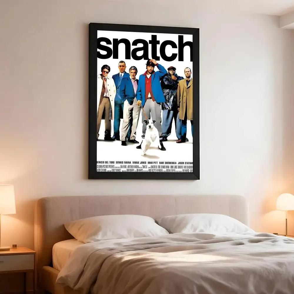 Movie Crime Snatch Poster Artistic Wall Decor Indoor Outdoor Home Ornament for Collectors