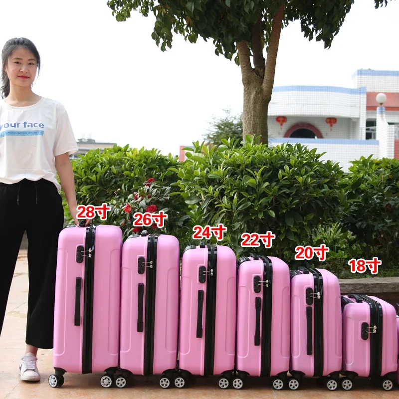 Fashion Luggage Men and Women 28 Inch Small Universal Wheel Trolley Suitcase Students Travel Password Boarding Cabin
