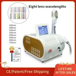 Portable multifunctional IPL OPT permanent painless hair removal machine and skin conditioning anti-aging beauty equipment salon