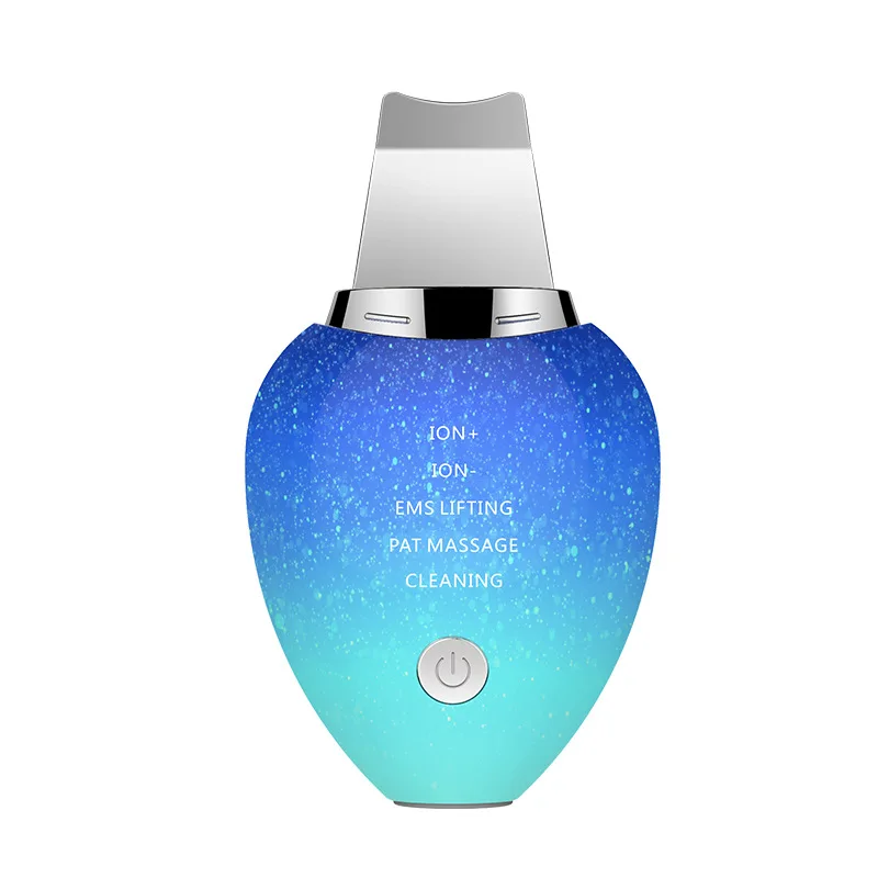 Star Pala Macchina per la pelle Strumento per la pulizia ad ultrasuoni Casa per rimuovere i punti neri Pulizia dei pori Strumento di bellezza Pala per la pelle