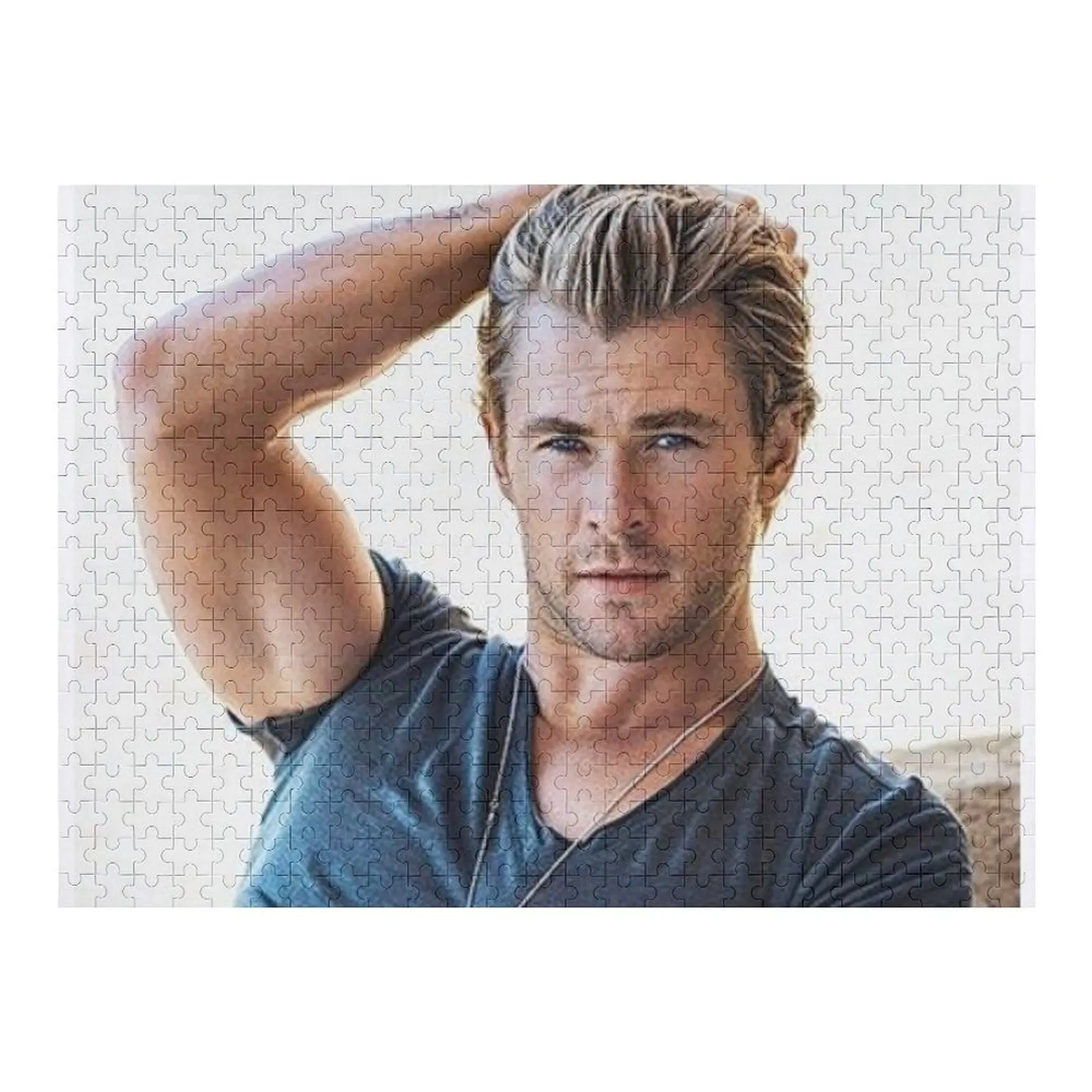

chris hemsworth Jigsaw Puzzle Photo Personalized Toy Wooden Animal Puzzle