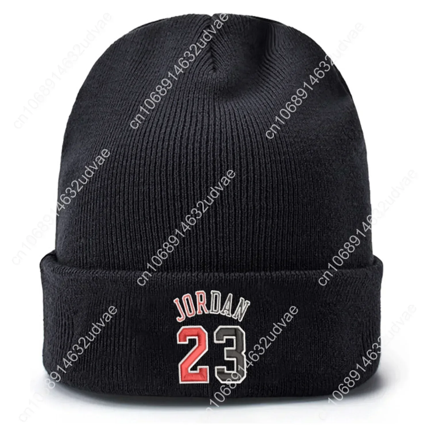 Number 23 Hat God Basketball Hip Hop Knit Cap Warm Winter Ski Beanie Skullies Beanies Unisex Outdoor Custom Caps