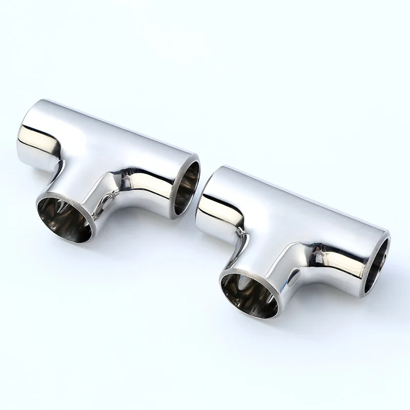 304/316L Stainless Steel Equal Reducing Tee BW Press ASTM EN Standard for Industry Gas Oil Water Sanitary Pipes Connection Tee