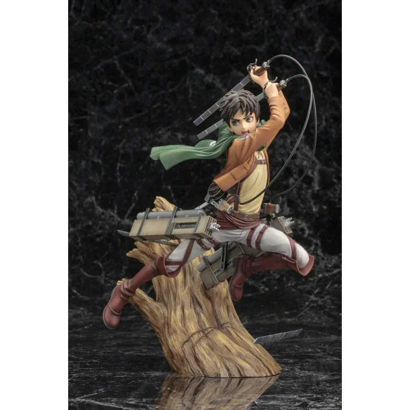 

In Stock Kotobukiya ARTFX J Eren Yeager Original Anime Figure Attack on Titan Figurine Collection Model Toy