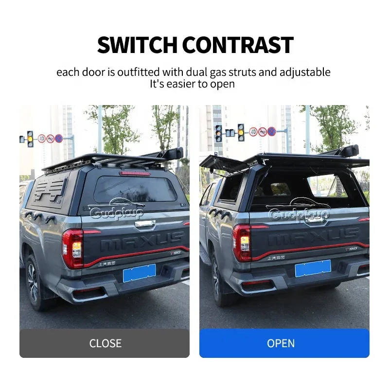 Beneficio Retrac Tonneau cubierta para Ram 1500 camión de aluminio dosel Topper Camper Hardtop para ala de camioneta