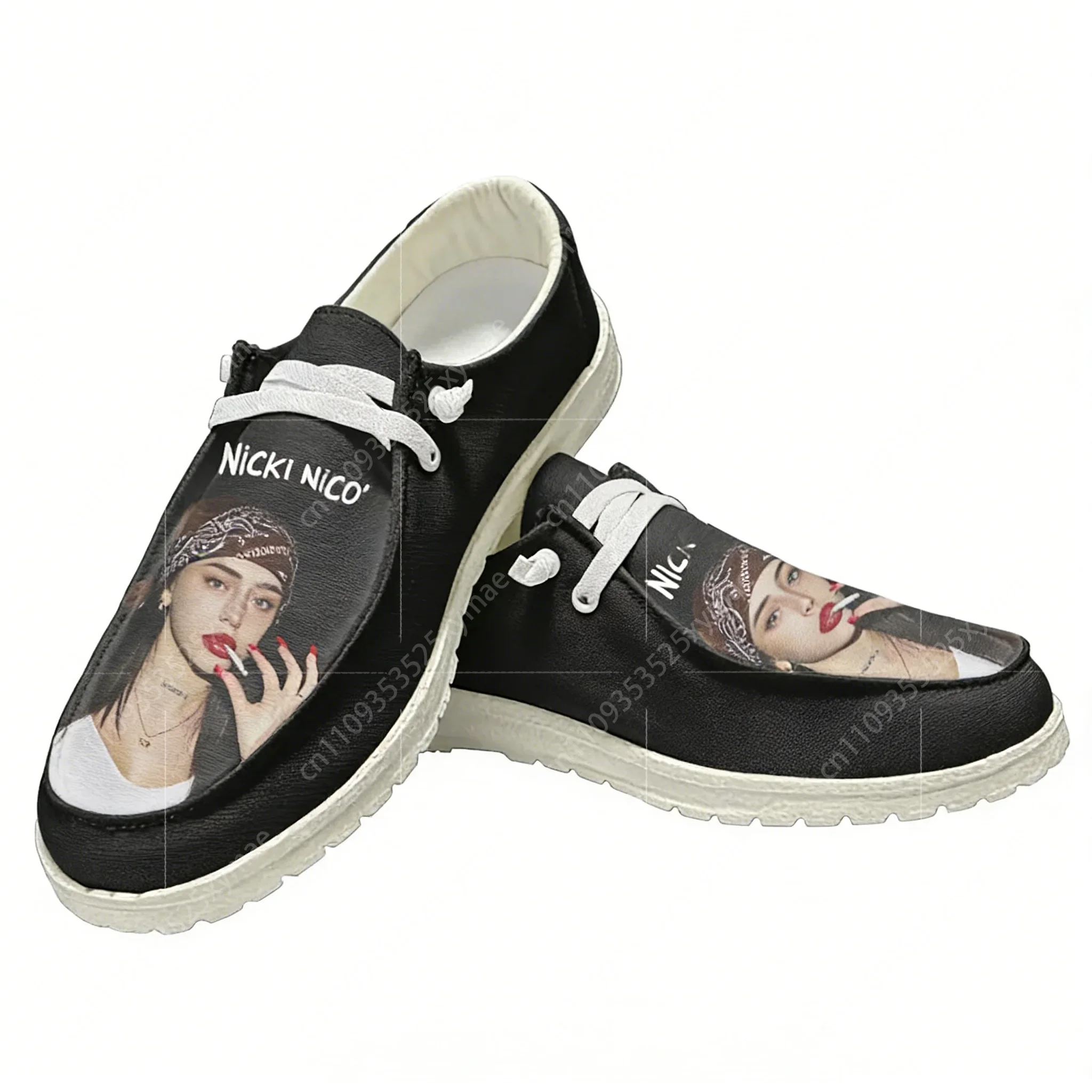 Zapatos Planos de Hip Hop Nicki Nicole, Zapatos Casuales para Hombre y Mujer, Calzado Ligero y Transpirable para Exteriores, Zapatos Personalizados para Senderismo