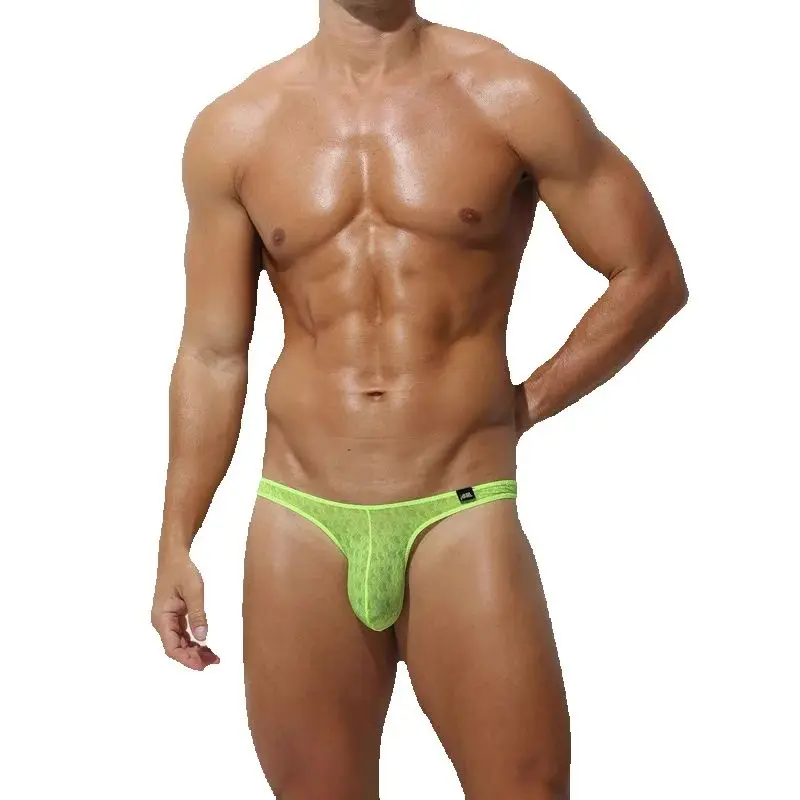 Men's Ultra-Thin Transparent Underwear with U-Shaped Pouch Sissy Panties Ice Silk High Elasticity Breathable Sexy Briefs Gay