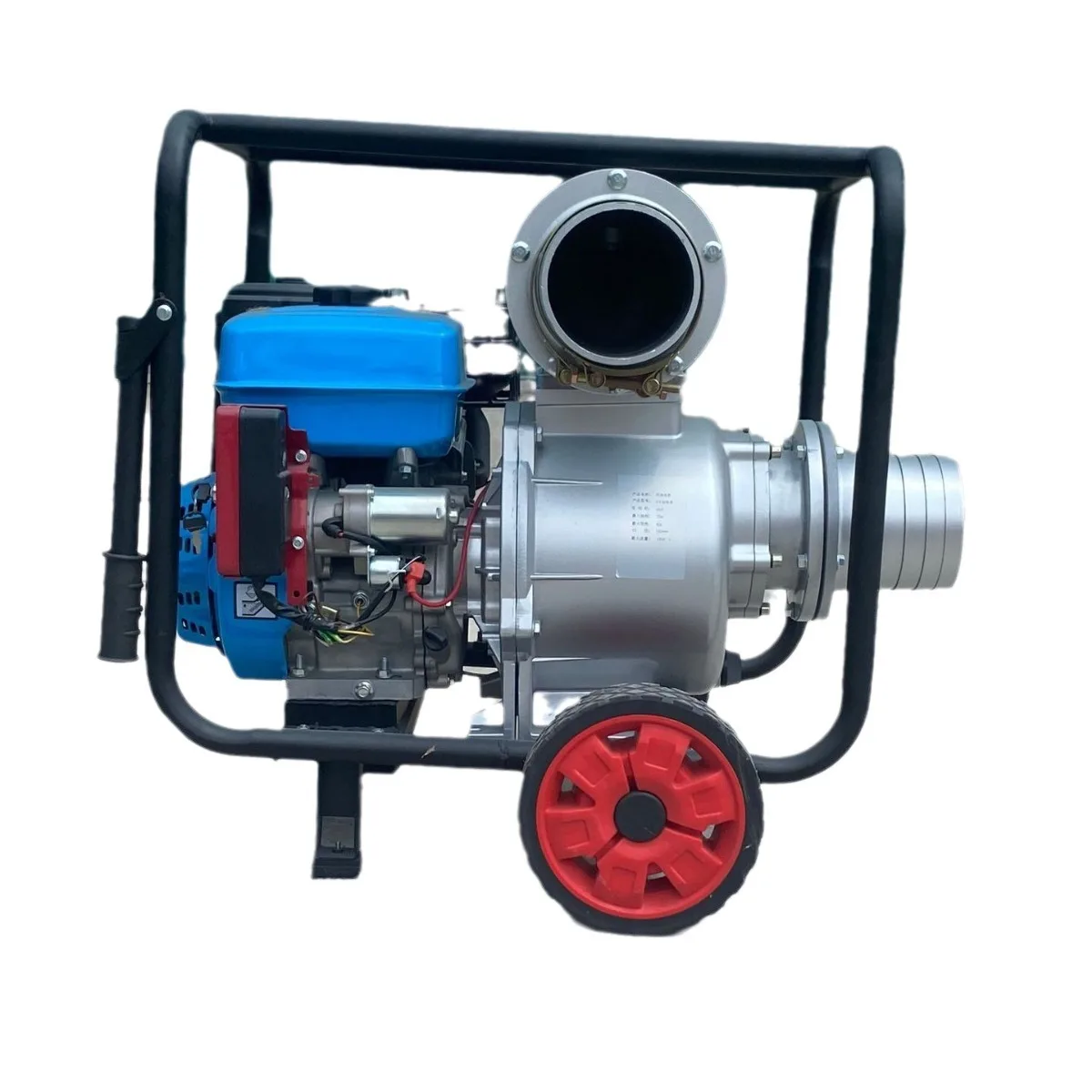 Oil pump, high head, large flow rate, 3-inch 75mm sewage pump, mobile and convenient