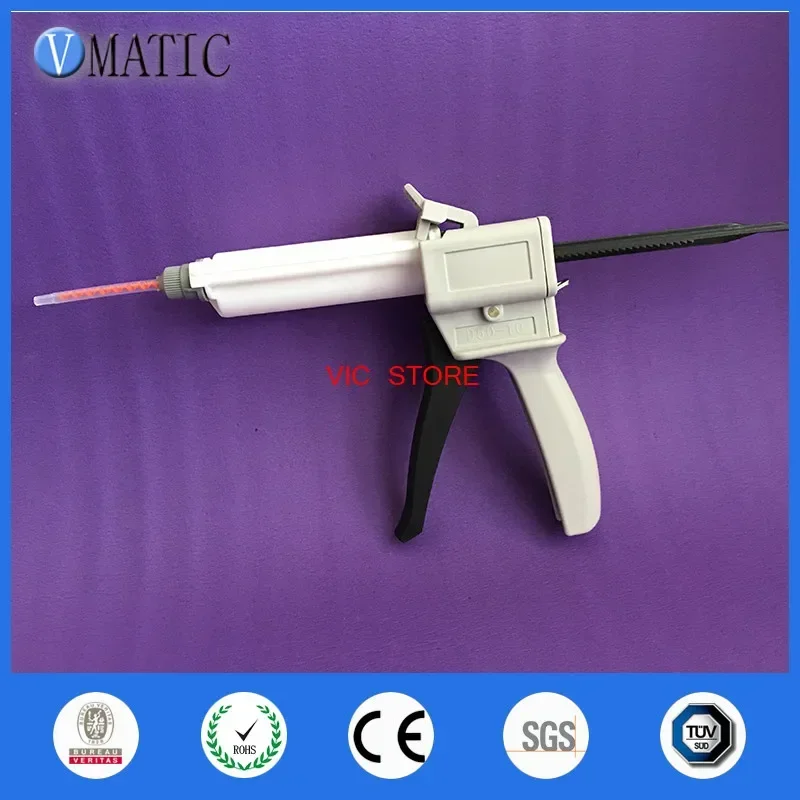 Free Shipping 10:1 Dental Impression Mixing Dispenser Dispensing Caulking Gun 50ml/cc Glue Dispensing Gun