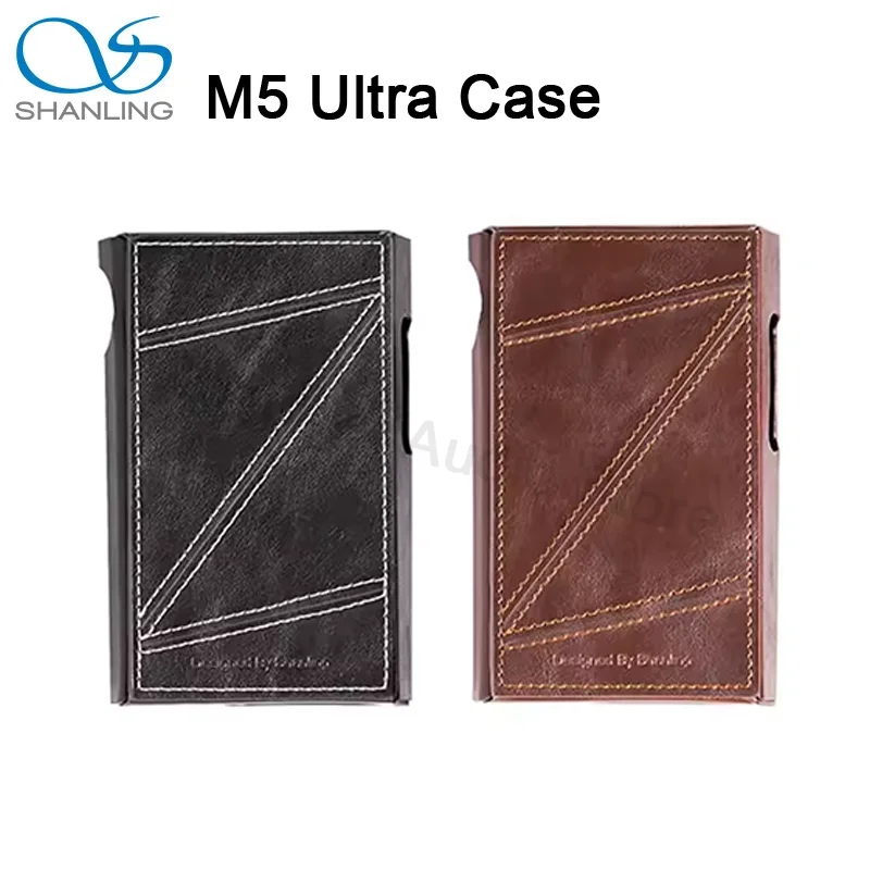 

SHANLING Leather Case for M5 Ultra Protable Music Player M5 Ultra MP3 Player Protective Case M5 Ultra MP3 Player Leather Case