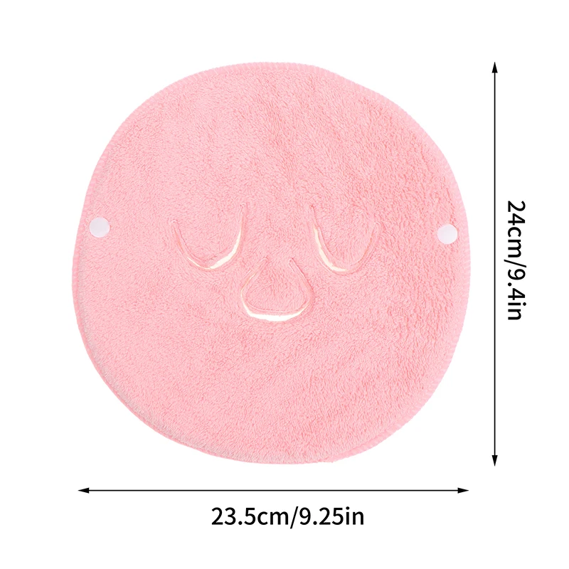 3 홀 스킨 케어 마스크, 핫 압축 타올, 습식 압축 스팀 페이스 타올, 피부 모공 청결 미용 페이셜 케어 도구
