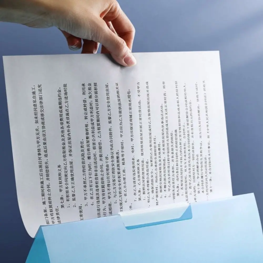 Students Receipt Holder Documents Clip A4 Clipboard File Folder Paper Memo Clip Paper Organizer Loose Leaf File Binder